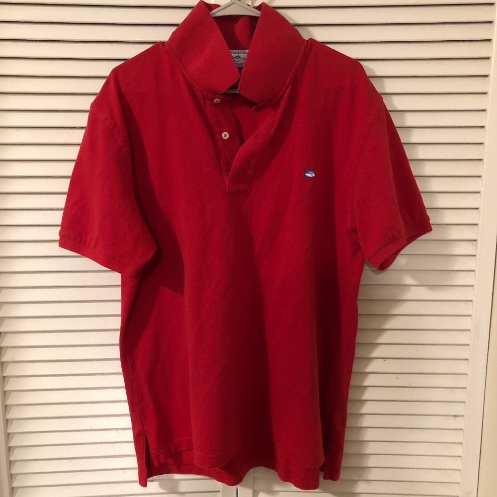Southern Tide Red Polo